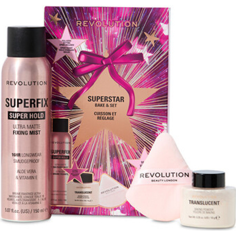 Makeup Revolution Superstar Bake & Set - D&aacute;rkov&aacute; sada