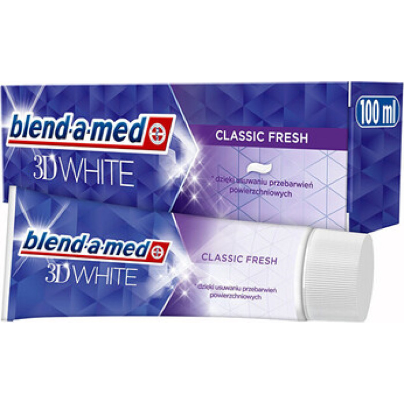 Blend-A-Med 3D White Classic Fresh - Bělic&iacute; zubn&iacute; pasta