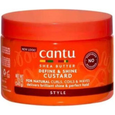 Cantu Shea Butter Define & Shine Custard - Stylingov&yacute; kr&eacute;m pro lesk vlnit&yacute;ch a kudrnat&yacute;ch vlasů