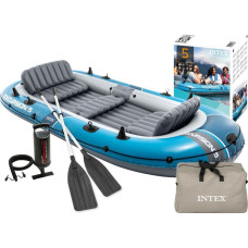 Intex Ponton dmuchany Excursion 5 5-osobowy pompka 2 wiosła torba INTEX 66325