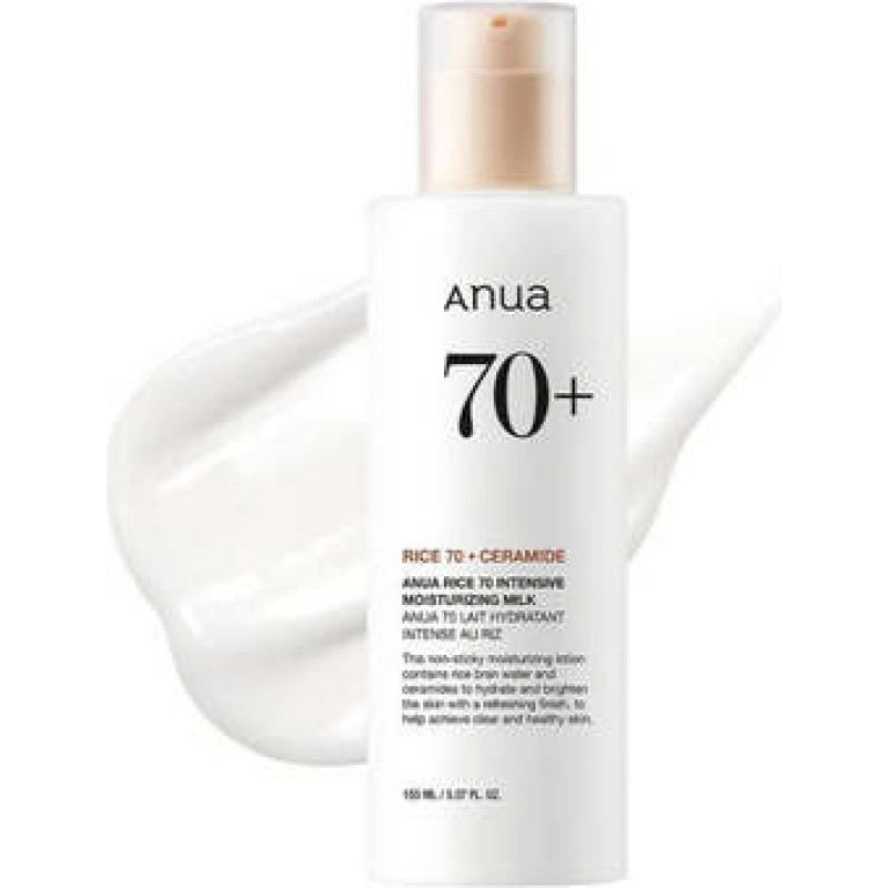 Anua Rice 70 + Ceramide Intensive Moisturizing Milk - Hydratačn&iacute; pleťov&eacute; ml&eacute;ko