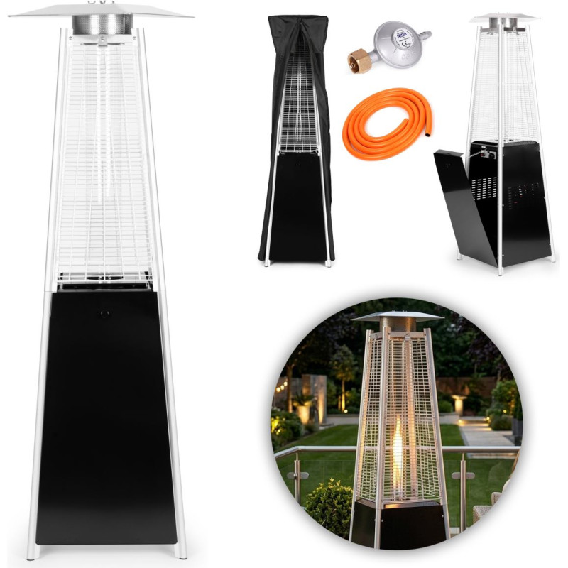 Multigarden Ogrzewacz parasol gazowy 180 cm grzejnik 11.5 kW na ogr&oacute;d patio reduktor wąż pokrowiec MultiGarden