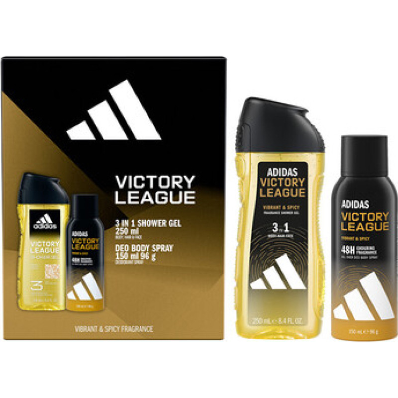 Adidas Victory League D&aacute;rkov&aacute; sada Deospray 150 ml a sprchov&yacute; gel 250 ml