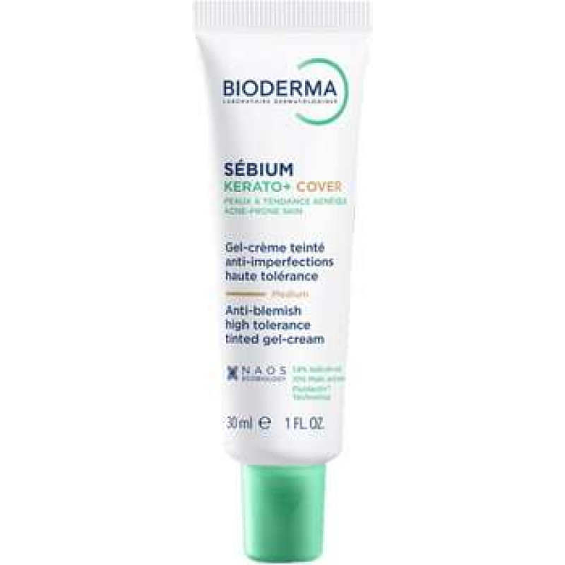 Bioderma S&eacute;bium Kerato+ Cover Anti-Blemish Tinted Gel-Cream - BB kr&eacute;m 30 ml