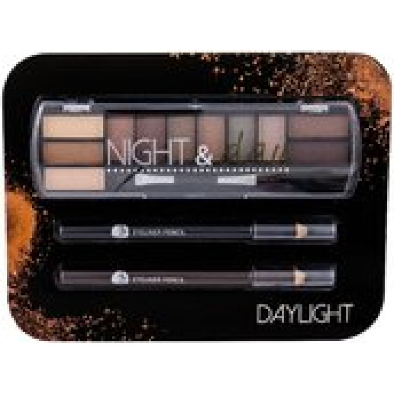 2K Night & Day Daylight Eyes Palette - Gift set for eye make-up
