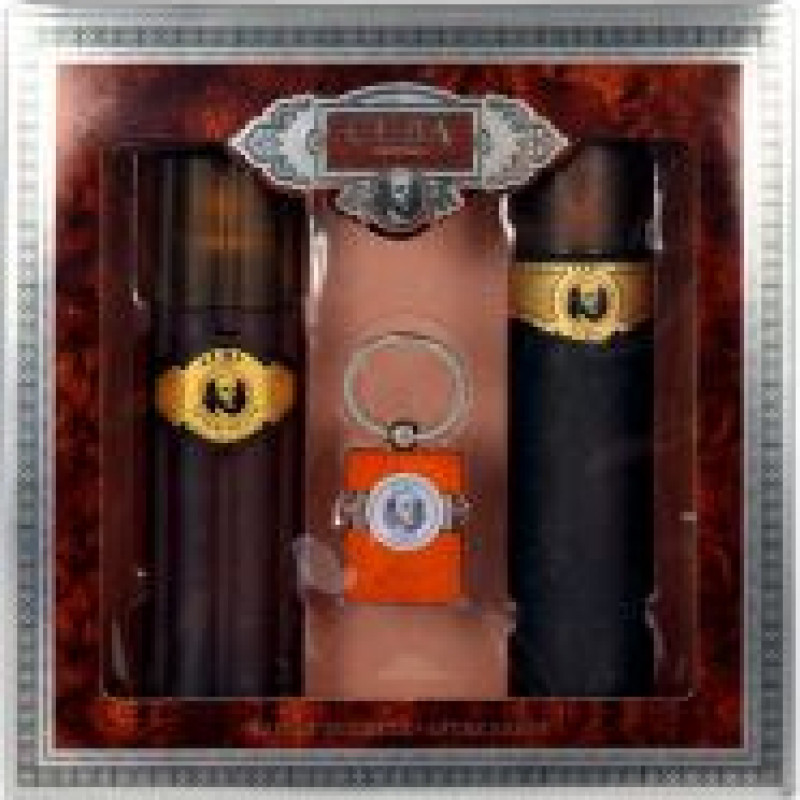 Cuba Gold Gift Set EDT 100 ml After Shave Cuba Gold 100 ml and keychain