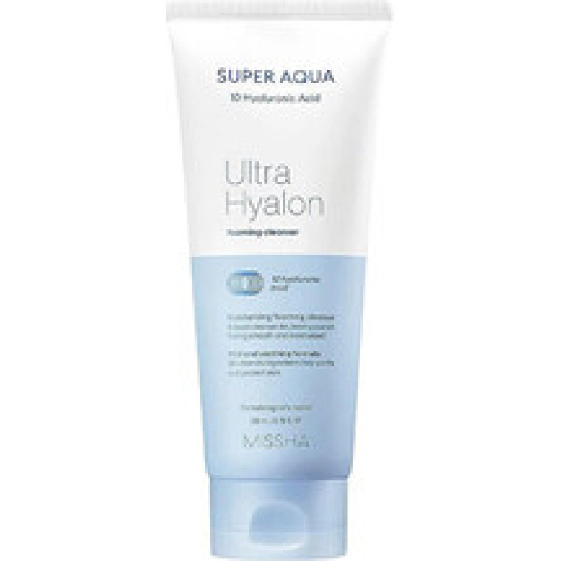 Missha Super Aqua Ultra Hyalron Foaming Cleanser
