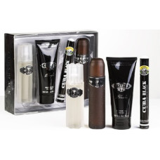 Cuba Black D&aacute;rkov&aacute; sada EDT 100 ml, EDT 35 ml, After Shave ( voda po holen&iacute; )  100 ml a sprchov&yacute; gel 200 ml