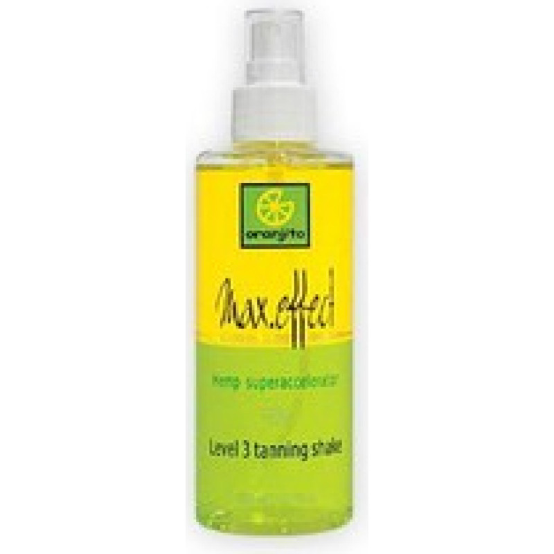 Oranjito Level 3 Hemp Superaccelerator - Two-component tanning spray for solarium