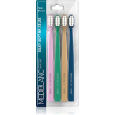Mediblanc Zubn&iacute; kart&aacute;ček s jemn&yacute;mi &scaron;tětinami 4 ks