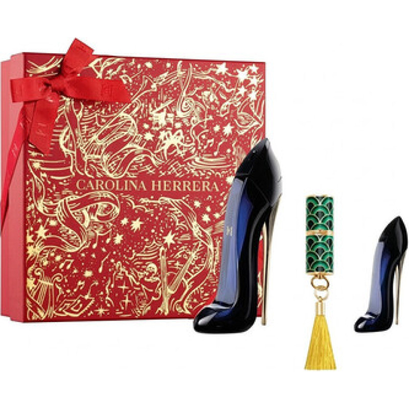 Carolina Herrera Good Girl D&aacute;rkov&aacute; sada EDP 80 ml, miniaturka EDP 7 ml a rtěnka 1 g