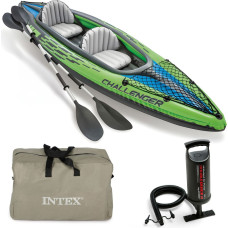 Intex Challenger K2 inflatable kayak for 2 people, oars, pump, cover, INTEX 68306