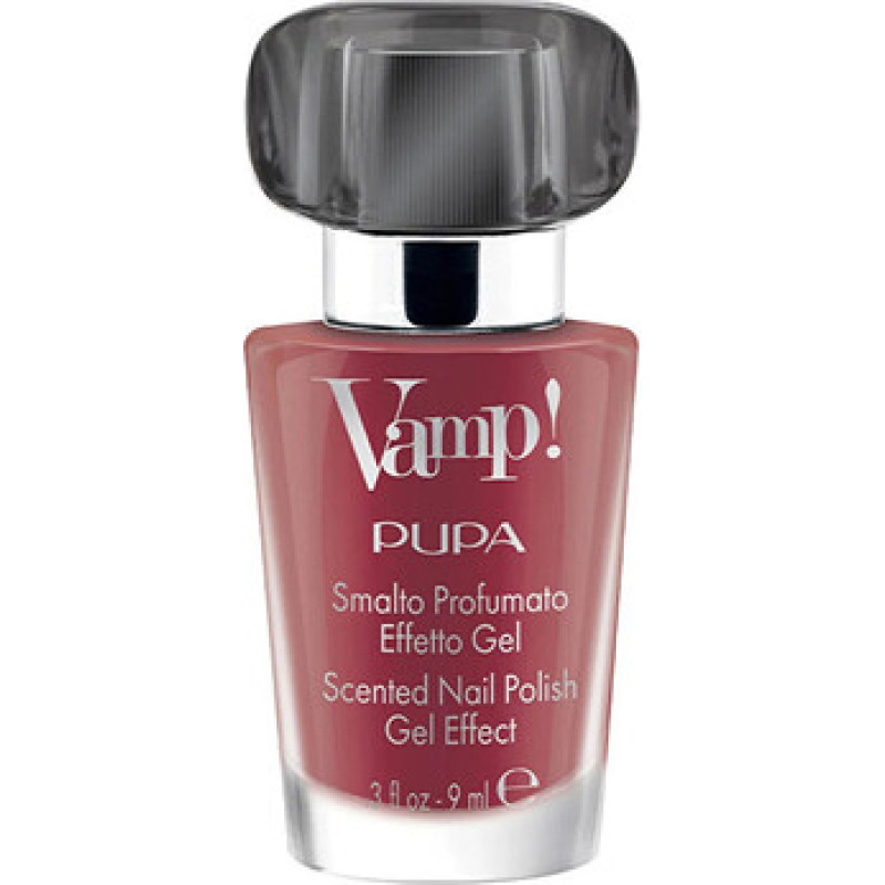 Pupa Vamp! Black Fragnance Scented Nail Polish Gel Effect - Lak na nehty s vůn&iacute; 9 ml