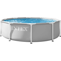 Intex Garden frame pool round 305x76 cm, gray, INTEX 26700ND