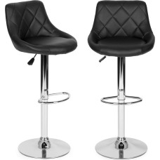 ModernHome bāra krēsls, melns