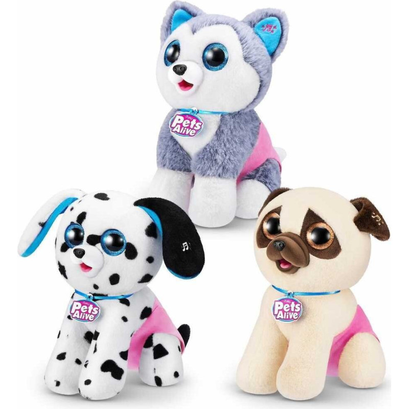 Plīša suns, Zuru, Pet Alive, olā, 27x19x28 cm