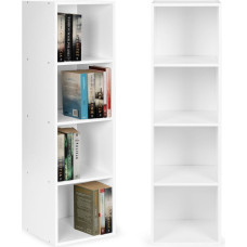Modernhome Modern Shelf Cabinet White 4 Shelves Loft ModernHome