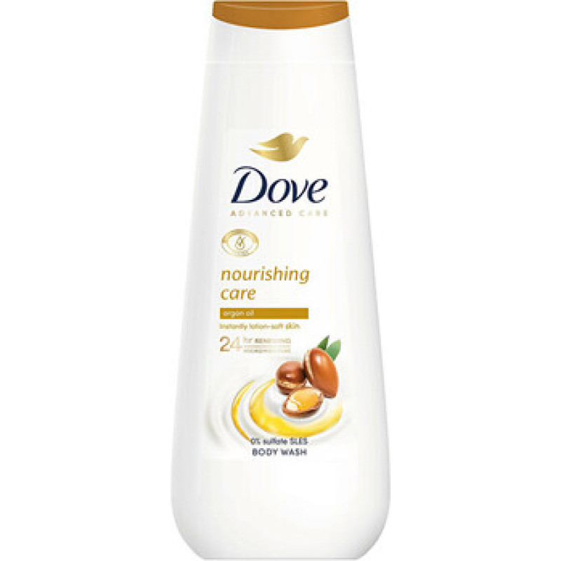 Dove Advanced Care Nourishing Care Body Wash - Vyživuj&iacute;c&iacute; sprchov&yacute; gel s arganov&yacute;m olejem