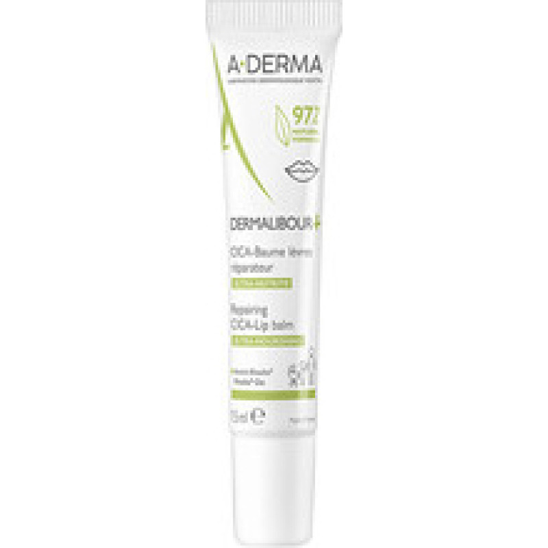 A-Derma Dermalibour+ Repairing Cica-Lip Balm - Hydratačn&iacute; balz&aacute;m na rty