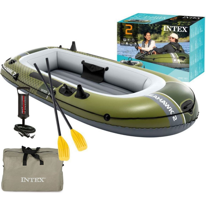 Intex Ponton dmuchany Seahawk 2 2-osobowy pompka 2 wiosła INTEX 66332
