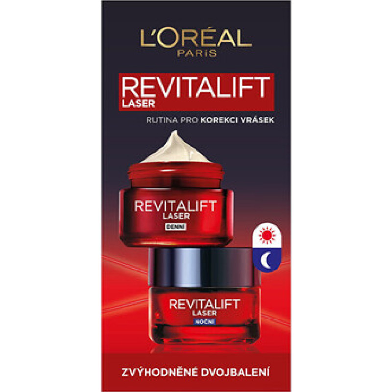 L&acute;or&eacute;al Revitalift Laser Set - D&aacute;rkov&aacute; sada pleťov&yacute;ch kr&eacute;mů