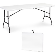 Multigarden Catering table 180 cm foldable into a suitcase white ModernHome