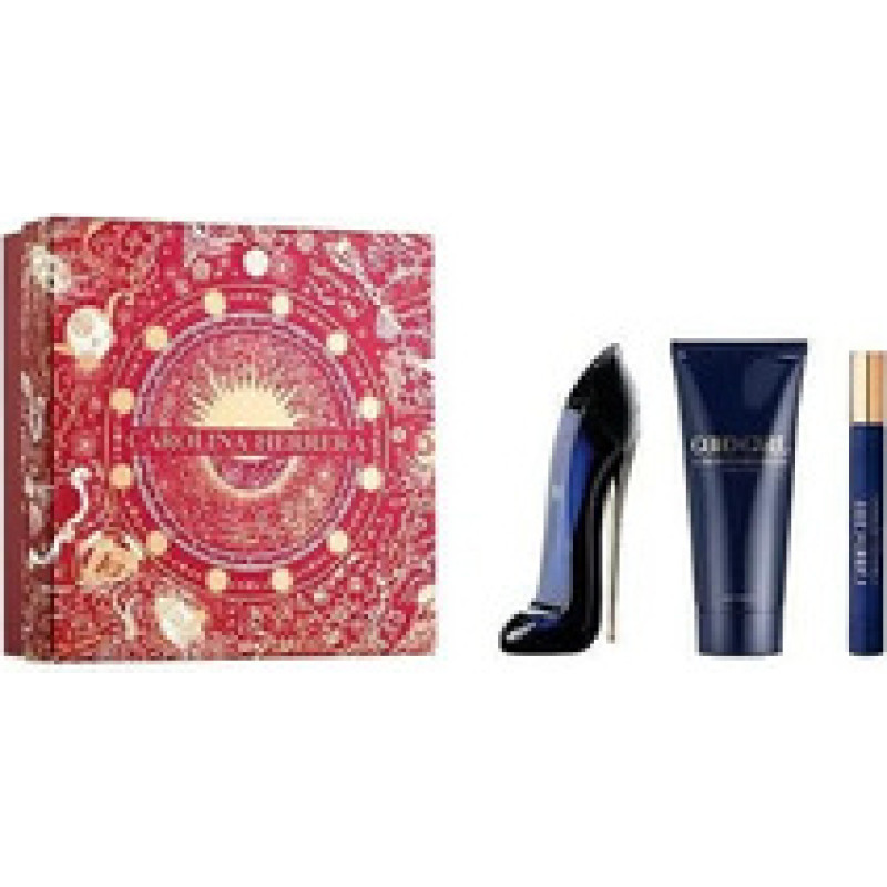 Carolina Herrera Good Girl D&aacute;rkov&aacute; sada EDP 50 ml, tělov&eacute; ml&eacute;ko 100 ml a miniaturka EDP 10 ml