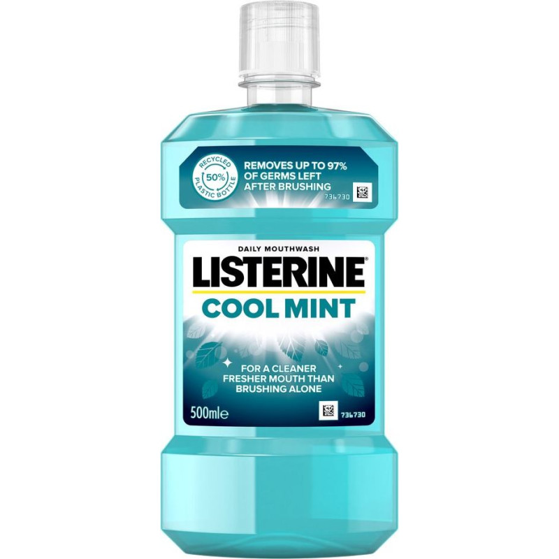 Mutes skalojamais līdzeklis Listerine Cool Mint 500 m