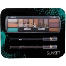 2K Night & Day Sunset Eyes Palette - Gift set for eye make-up