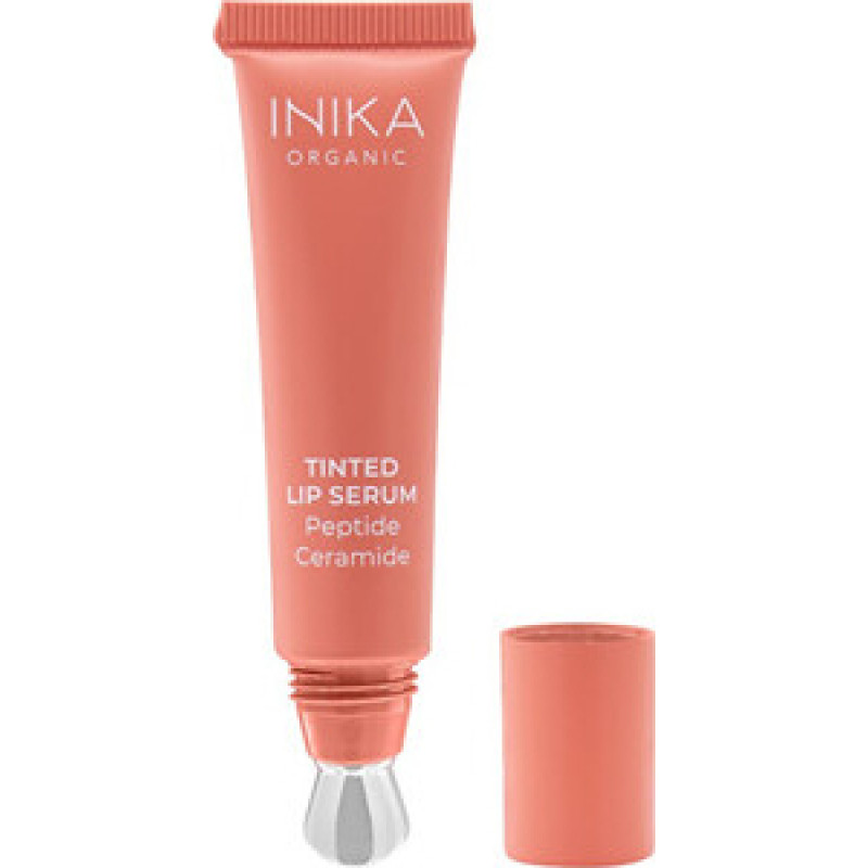 Inika Organic Tinted Lip Serum - T&oacute;novan&eacute; s&eacute;rum na rty s peptidy a ceramidy 10 ml