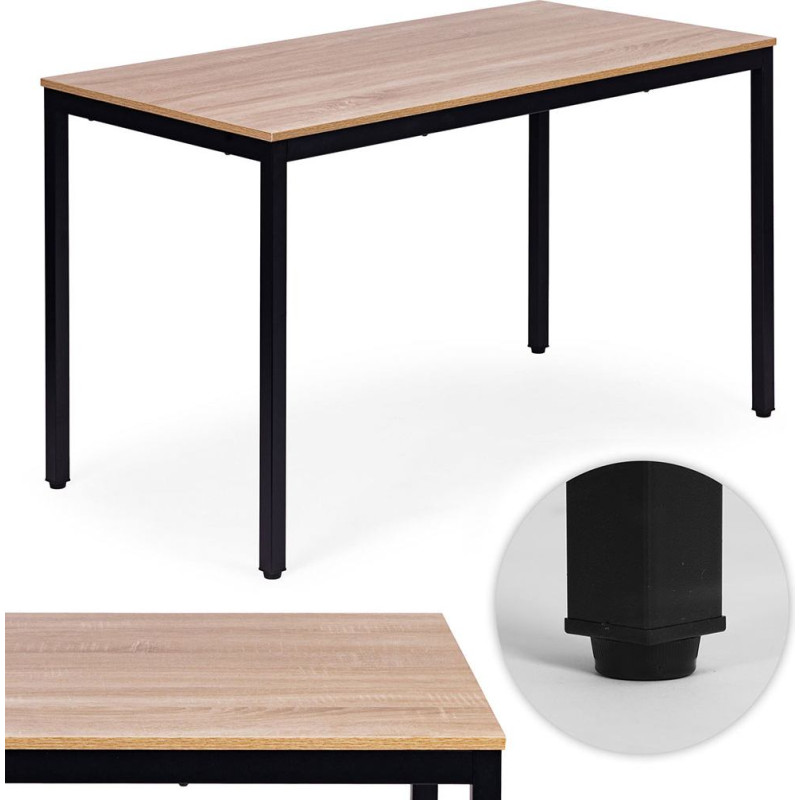 Modernhome Table for Kitchen Dining Room for 4-5 People Computer Desk 120x60 cm ModernHome