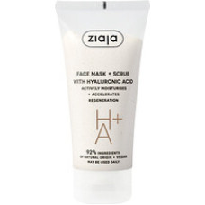 Ziaja Face Mask + Scrub Hayluronic Acid - Peelingov&aacute; maska s kyselinou hyaluronovou