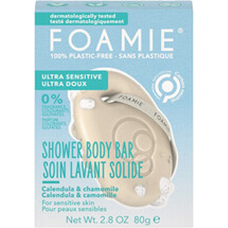 Foamie Ultra Sensitive Shower Body Bar - Tuh&aacute; sprchov&aacute; p&eacute;če
