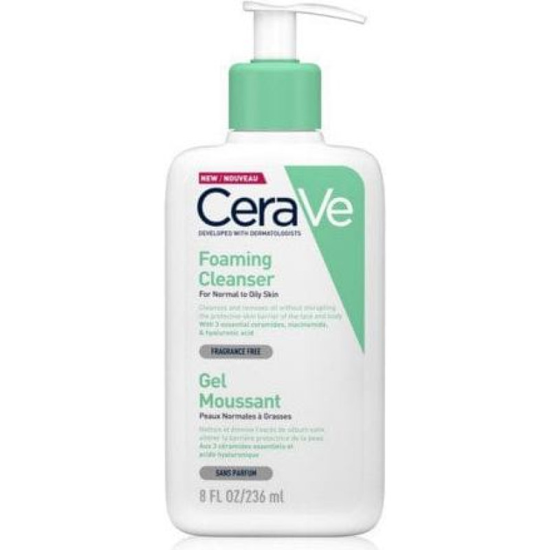 Sejas putu želeja - Cerave - 236ml - Attīra - Tīra - Mitrina