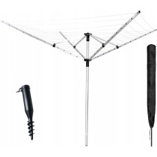 Dārza drēbju žāvētājs 60m + skrūvējama tapa