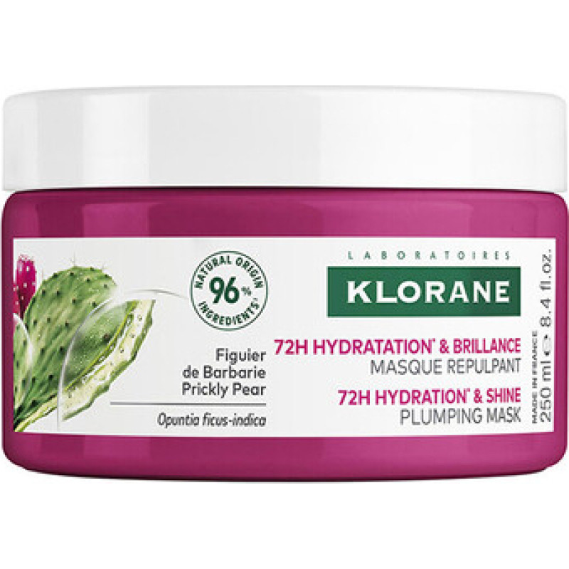 Klorane 72H Hydration & Shine Plumping Mask - Maska na vlasy