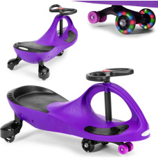 Gravity bērnu stumjamās mašīnas ar Led riteņiem, violets