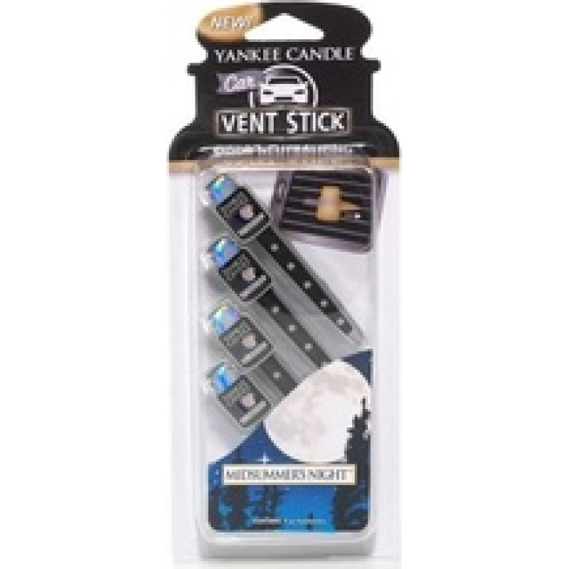 Yankee Candle Midsummer's Night Vent Stick - Car Scent (4 pcs)