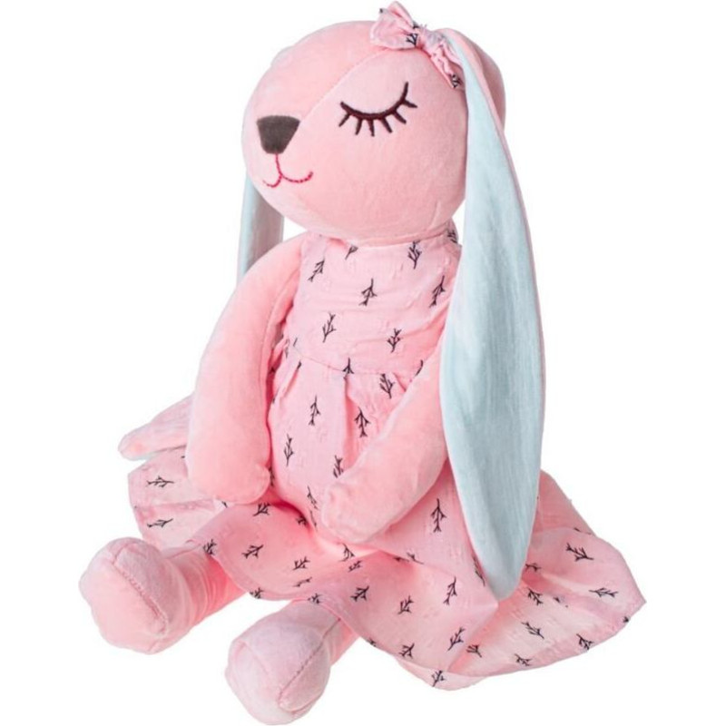 Plīša truša talismans rozā 52cm