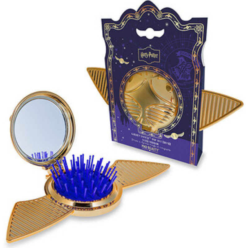 Mad Beauty Harry Potter Hairbrush - Kart&aacute;č na vlasy se zrc&aacute;tkem