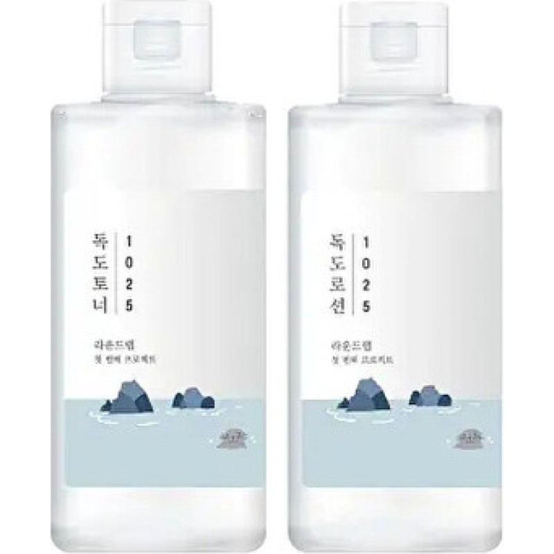 Round Lab 1025 Dokdo Face Care Set - D&aacute;rkov&aacute; sada pleťov&eacute; p&eacute;če