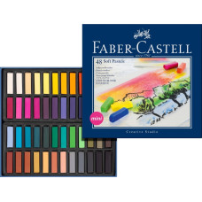Faber-Castell - Soft pastel crayons mini, box of 48 (128248)
