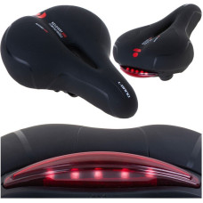 L-BRNO sporta velosipēda sēdeklis, ērts, elastīgs putu materiāls, LED apgaismojums