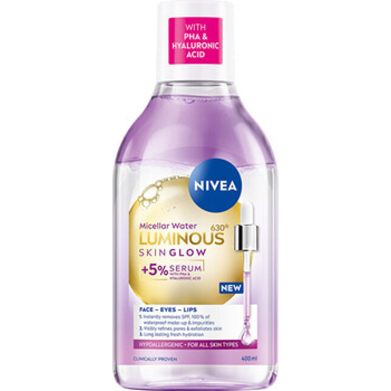 Nivea Luminous Skin Glow Micellar Water - Micel&aacute;rn&iacute; voda