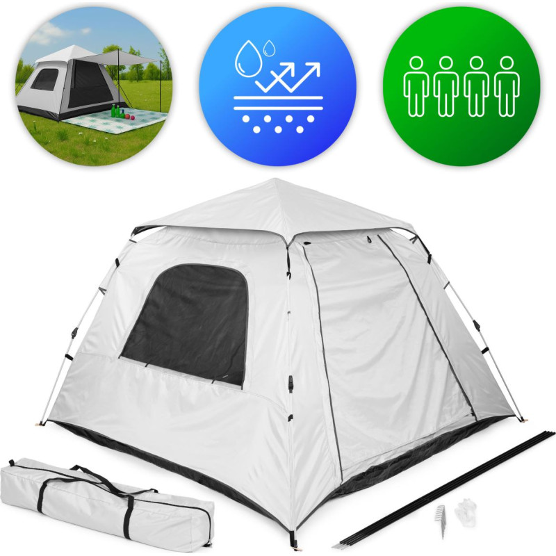 Multigarden Pop-Up Camping Tent for 4 People Igloo 1500 mm Waterproof MultiGarden