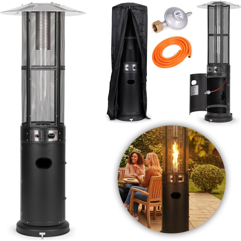 Multigarden Ogrzewacz parasol gazowy grzejnik 11 kW na ogr&oacute;d patio reduktor wąż pokrowiec MultiGarden