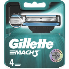 Skūšanās žiletes, Gillette Mach 3, 4 gab.