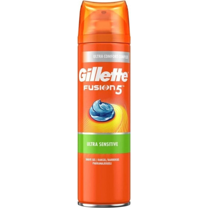 Skūšanās želeja Gillette Fusion Ultra Sensitive 200 ml