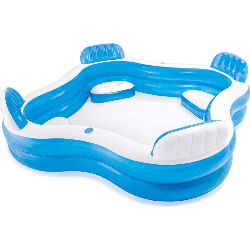 Intex Inflatable garden pool with seats 229x229cm Intex 56475