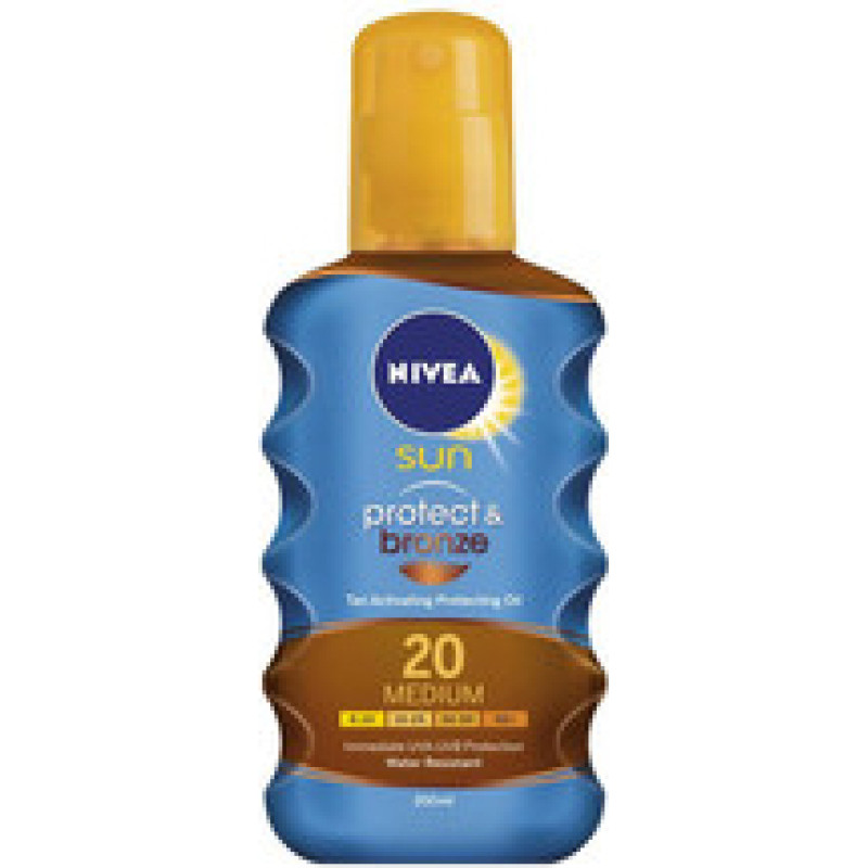 Nivea Sun Protect & Bronze Oil SPF 20